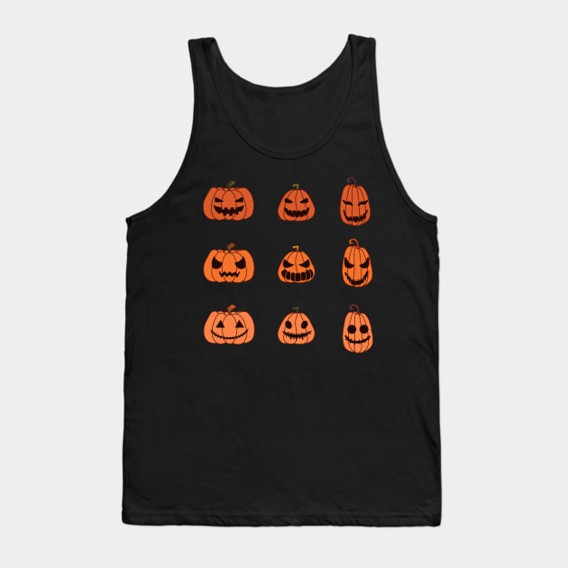 Halloween pumkins Tank Top by SlyAR07